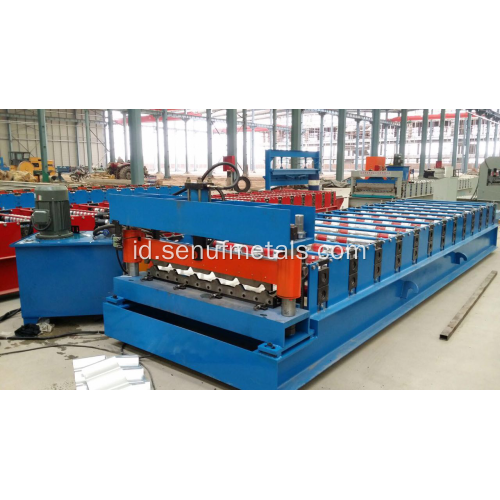 Roofing Sheet Membuat Mesin Roll Forming Machine pabrik